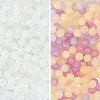 280Pcs Transparent Glass UV Reactive Beads DGLA-PA0001-10B-7