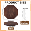1Pc Octagon Wood Display Pedestals AJEW-WH0485-37D-2