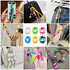 20Pcs UV Plating Opaque Acrylic European Beads OACR-TADJ0001-16G-6