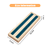 2-Slot Wood Ring Displays RDIS-WH0002-18B-2