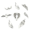 80Pcs 8 Styles Tibatan Style Alloy Pendants FIND-CJ0006-02-8