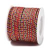 Five Tone Polyester Jewelry Braided Cord OCOR-G015-05C-01-3