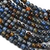 Natural Dumortierite Beads Strands LS-G-F826-A01-6mm-4