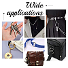 8Pcs 4 Color Alloy Spring Ring Clasps FIND-PH0002-45-3