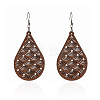 Wood & Iron Dangle Earrings FS-WG31712-01-1