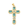 Rack Plating Brass Pendants LS-KK-D087-17G-01-1