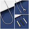 Unicraftale DIY Rectangle Pendant Necklace Making Kits DIY-UN0003-52-2
