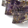 Natural Amethyst & Resin Candle Holder Molds DJEW-H012-03E-4