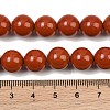 Grade A Natural Red Jasper Bead Strands G-P075-36-10mm-4