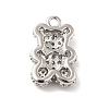 Brass Micro Pave Cubic Zirconia Pendants X-KK-Q772-05P-2