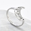 Non-Tarnish 304 Stainless Steel Adjustable Rings X-RJEW-K245-49P-3
