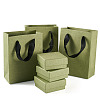 3Pcs Square Paper Jewelry Display Cases CON-TA0001-39E-01-2