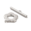 Brass Toggle Clasps KK-L229-010P-3