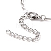 Non-Tarnish 304 Stainless Steel Cable Chain Bracelet for Men Women BJEW-E031-05F-P-3