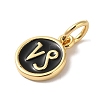 Real 18K Gold Plated Brass Enamel Charms KK-L216-001G-G01-2