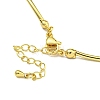 Rack Plating Brass & ABS Plastic Pearl Beads Round Link Chain Necklaces for Women NJEW-C059-08G-3