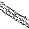 3.28 Feet Handmade Non-magnetic Synthetic Hematite Beaded Chains X-CHC-F007-17-1