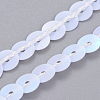 Plastic Paillette/Sequins Chain Rolls PVC-WH0005-01J-1