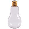 Creative Plastic Light Bulb Shaped Bottle AJEW-NB0001-05-4