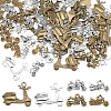 96Pcs 6 Styles Tibetan Style Alloy Pendants FIND-PH0060-36-1