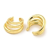 Brass Cuff Earrings EJEW-C104-146G-2