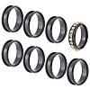 Unicraftale 10Pcs Stainless Steel Grooved Finger Ring Settings STAS-UN0039-22A-2