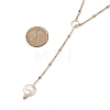 ABS Plastic Imitation Pearl Nuggets Pendant Necklaces NJEW-JN04952-3