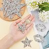 Fingerinspire 8Pcs 5 Style Glitter Hotfix Rhinestone DIY-FG0002-34-3