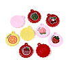 Printed Opaque Acrylic Pendants MACR-N018-12-1