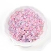Frosted Transparent Acrylic Beads X-OACR-N137-72C-1