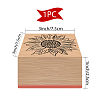 1Pc Beechwood Stamps & 1Pc Resin Stamp Sheet DIY-CP0007-96I-2