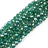Electroplate Glass Beads Strands LS-EGLA-A044-T4mm-B18-1