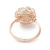 4Pcs 4 Styles Gemstone Finger Rings RJEW-TA00235-01-5