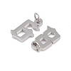 10Pcs 304 Stainless Steel Charms STAS-B129-01P-2