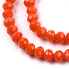 Opaque Solid Color Glass Beads Strands EGLA-A034-P3mm-D25-3