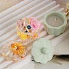 Flower DIY Silicone Candle Cup Molds DIY-P078-06-2