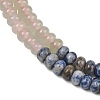 Natural White Jade & Red Jasper & Sodalite & Sesame Jasper & Amethyst Beads Strands G-NH0006-A14-01-3