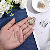 32Pcs 2 Colors Brass Stud Earring Findings KK-BBC0026-02-3