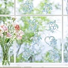 Waterproof PVC Colored Laser Stained Window Film Static Stickers DIY-WH0314-108-7