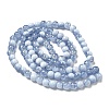 Crackle Glass Beads Strands GLAA-U001-8mm-14-3