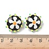 Baking Paint Glass Enamel Beads LAMP-S080-03F-4