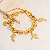 304 Stainless Steel Charm Bracelets FS-WG2DFC3-02-2