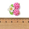 Glass Seed Beaded Pendants PALLOY-MZ01338-03-3