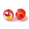 AB Color Plated Glass Beads EGLA-P059-02A-AB06-2