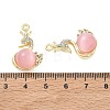 Alloy Rhinestone Pendants FIND-D044-22G-03-3