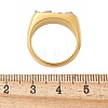 Rectangle Natural Quartz Crystal Chips Finger Rings RJEW-D303-02G-02-3