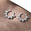 316 Stainless Steel Hoop Nose Rings AJEW-C044-05E-AS-3