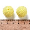 Chunky Resin Rhinestone Bubblegum Ball Beads RESI-S259-A09-3