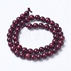 Natural Wood Beads Strands X-WOOD-J001-05-6mm-2