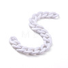 Handmade Opaque Acrylic Curb Chains AJEW-JB00662-09-1